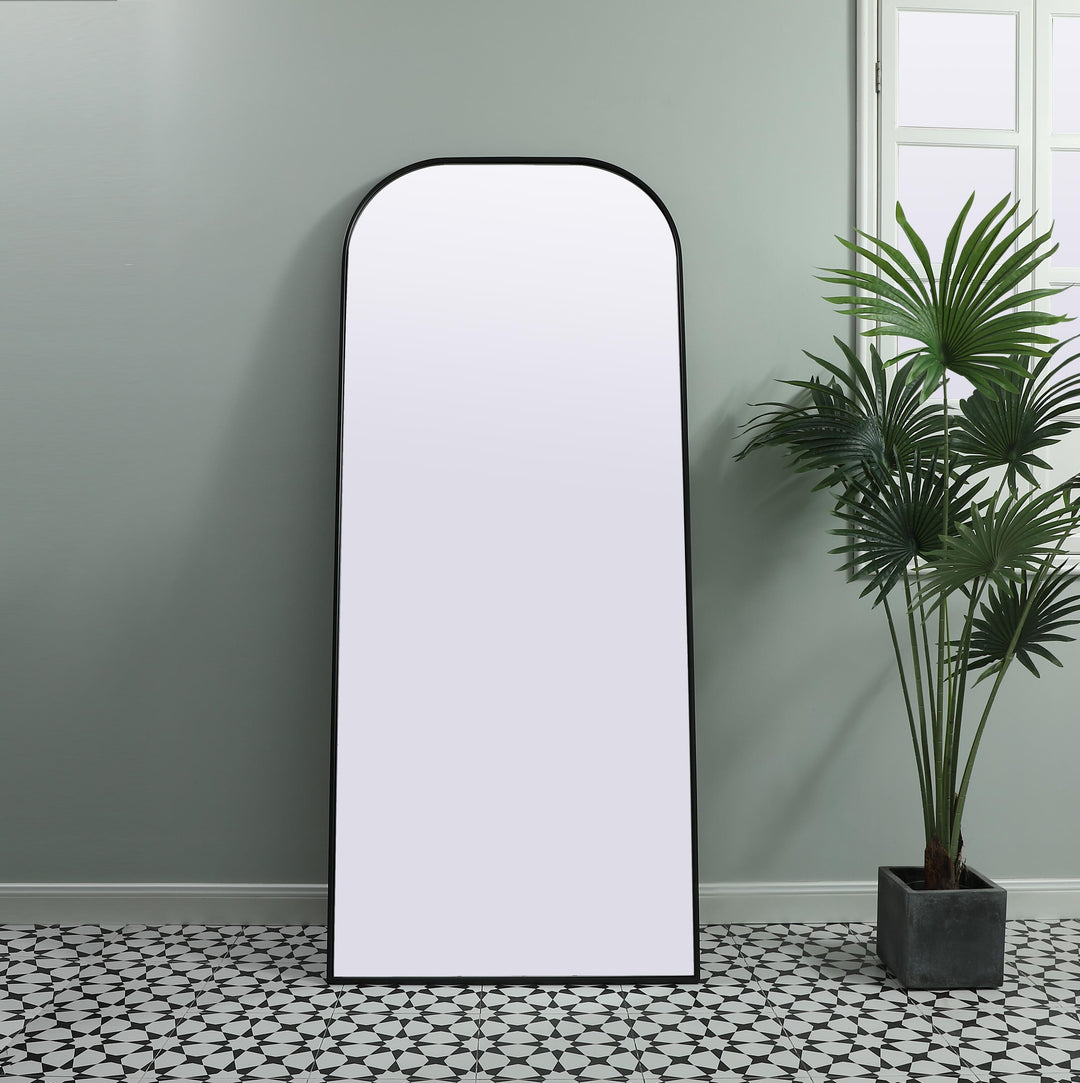 Metal Frame Arch Full Length Mirror by Elegant - view 14