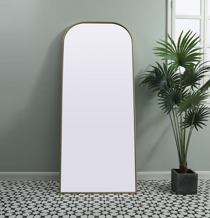 Metal Frame Arch Full Length Mirror by Elegant - view 20