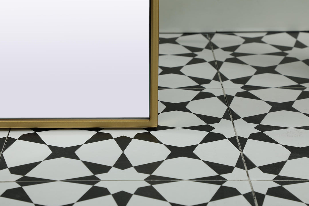 Metal Frame Arch Full Length Mirror by Elegant - view 22