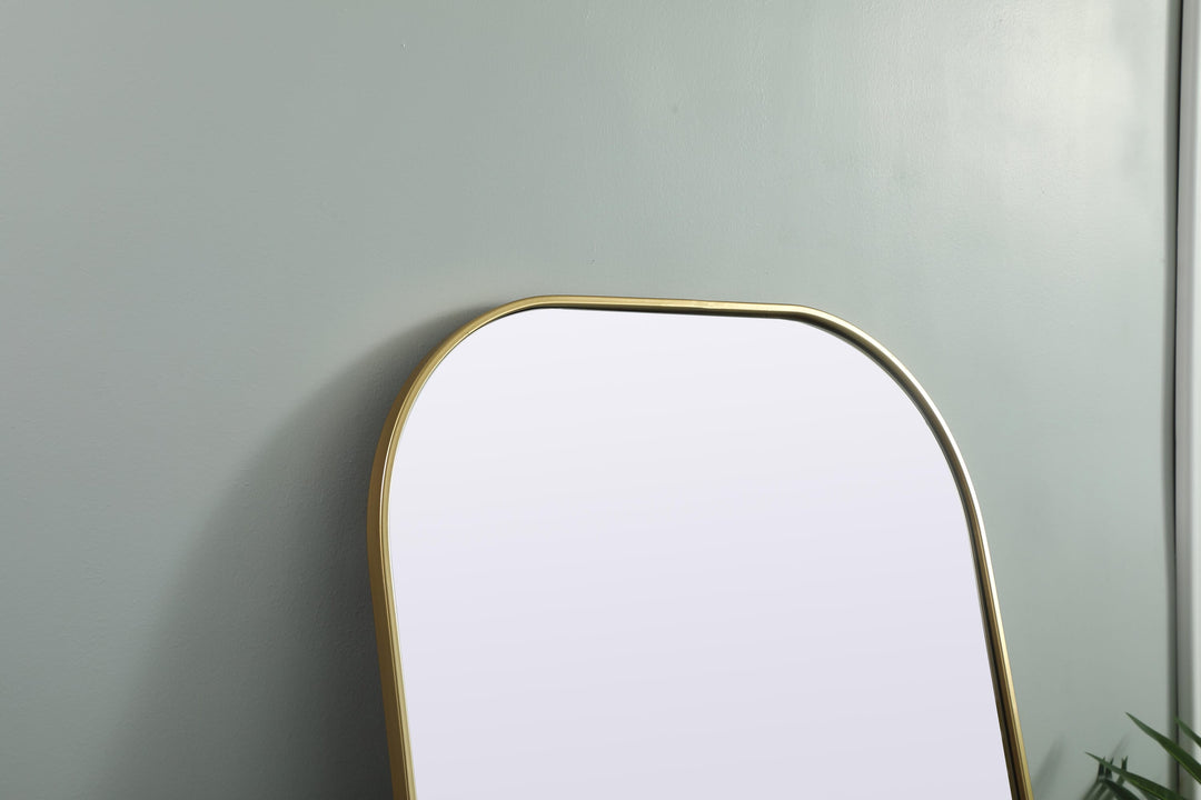 Metal Frame Arch Full Length Mirror by Elegant - view 24