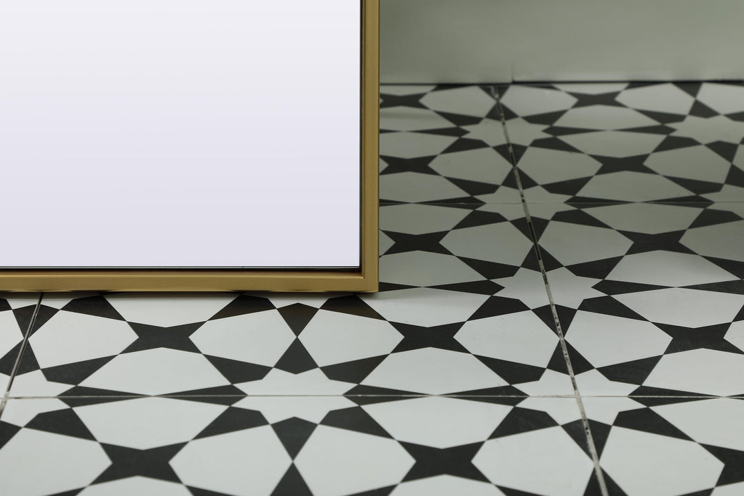 Metal Frame Arch Full Length Mirror by Elegant - view 40