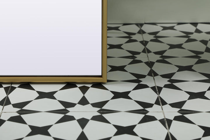 Metal Frame Arch Full Length Mirror by Elegant - view 40