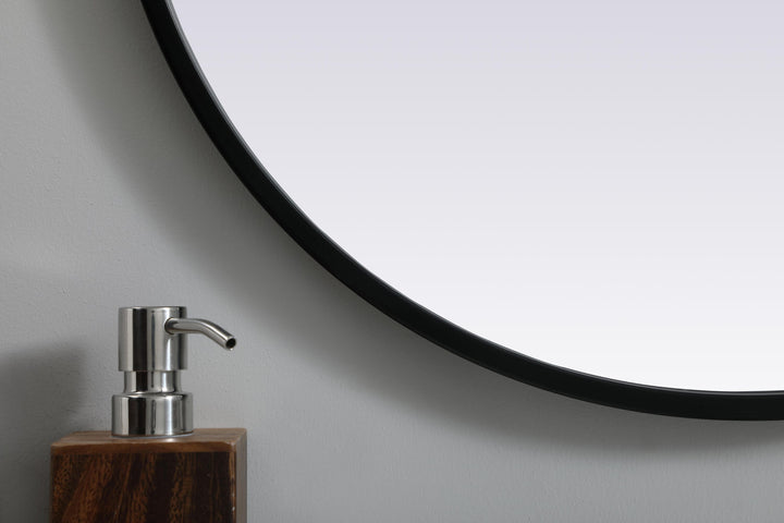 Metal Frame Oval Mirror II by Elegant - view 6