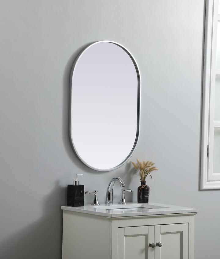 Metal Frame Oval Mirror II by Elegant - view 15