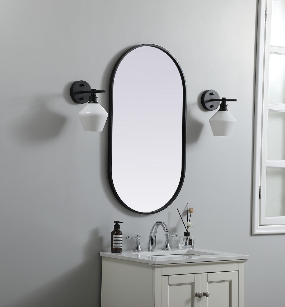 Metal Frame Oval Mirror II by Elegant - view 21
