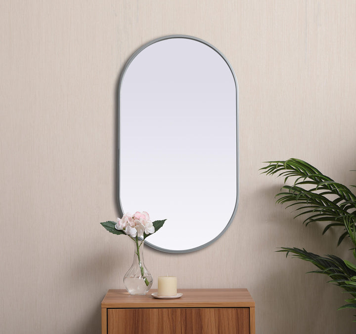 Metal Frame Oval Mirror II by Elegant - view 34