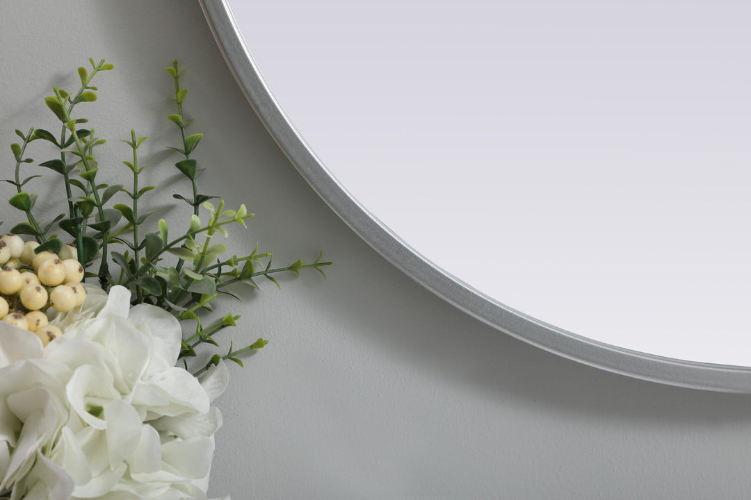 Metal Frame Oval Mirror II by Elegant - view 36