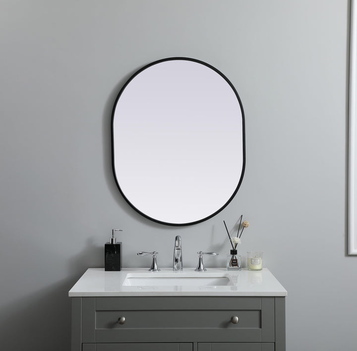 Metal Frame Oval Mirror II by Elegant - view 38