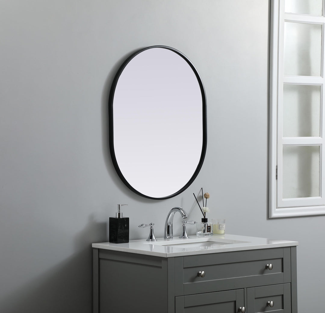 Metal Frame Oval Mirror II by Elegant - view 39
