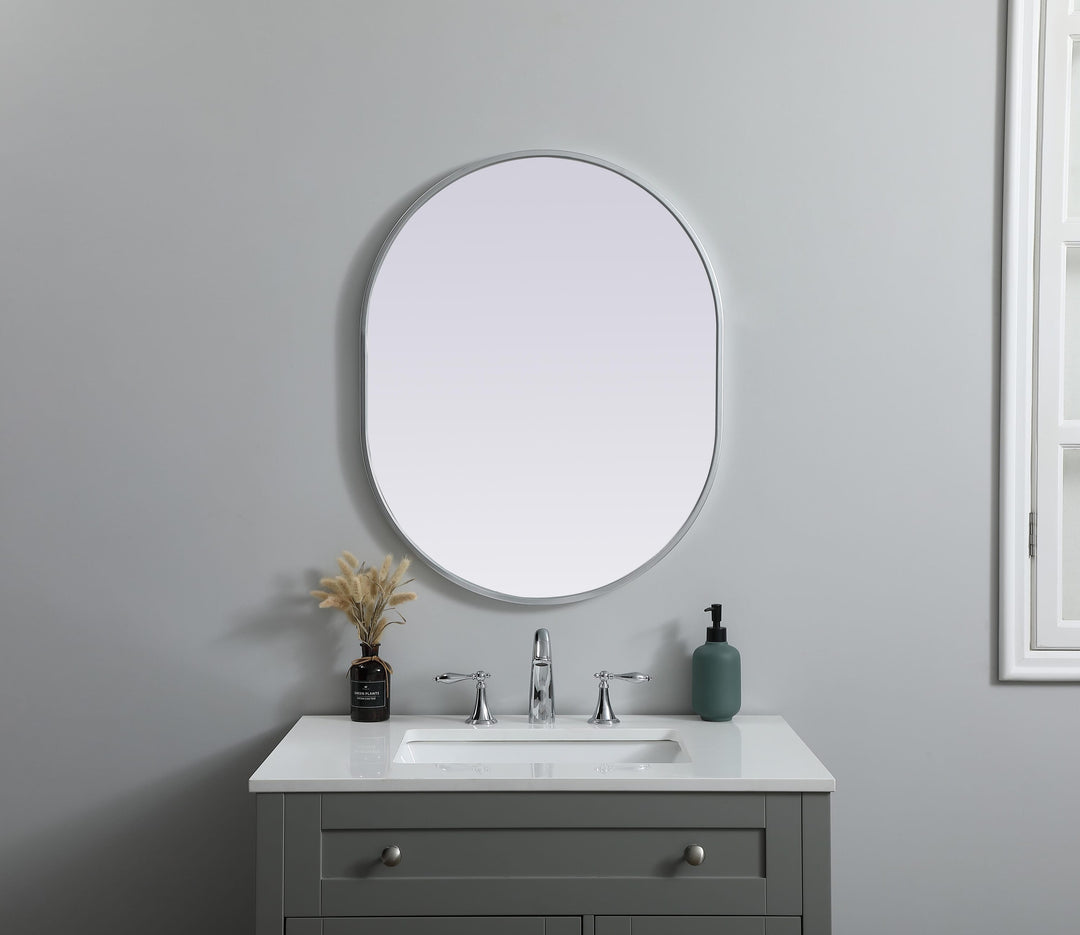 Metal Frame Oval Mirror II by Elegant - view 50