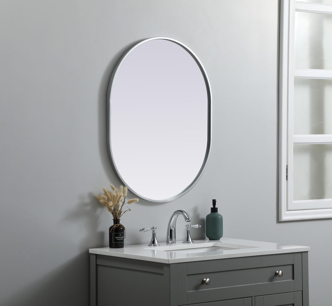 Metal Frame Oval Mirror II by Elegant - view 51