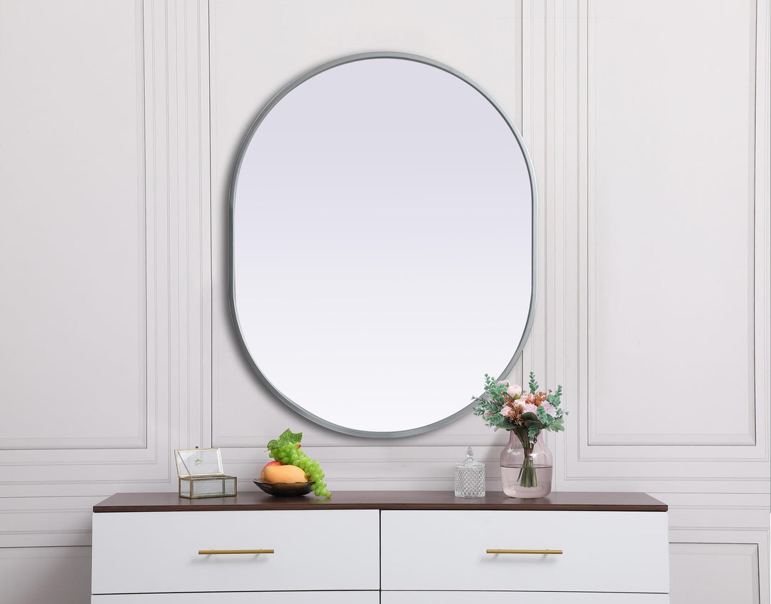 Metal Frame Oval Mirror II by Elegant - view 52