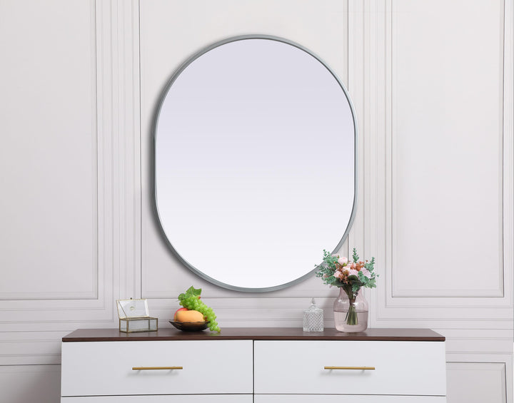 Metal Frame Oval Mirror II by Elegant - view 52