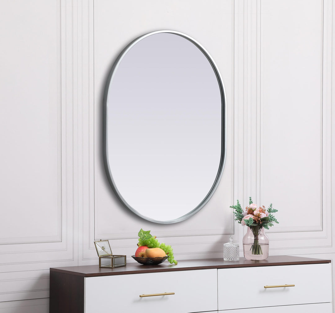 Metal Frame Oval Mirror II by Elegant - view 53