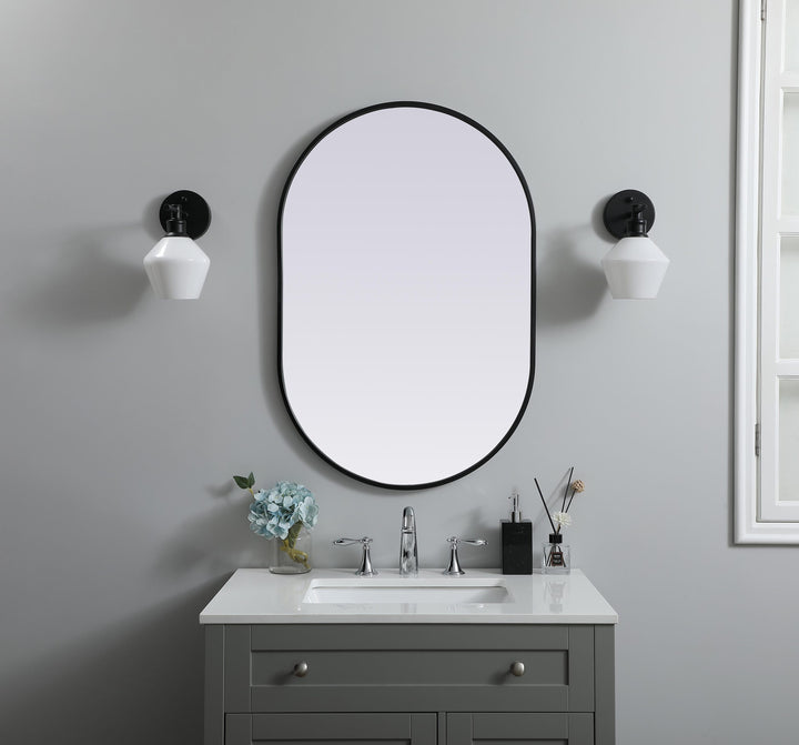 Metal Frame Oval Mirror II by Elegant - view 56