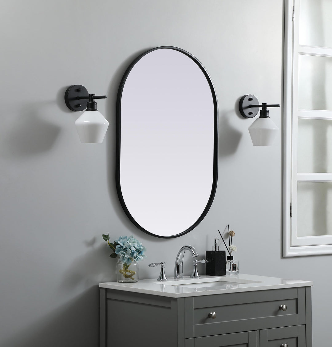 Metal Frame Oval Mirror II by Elegant - view 57