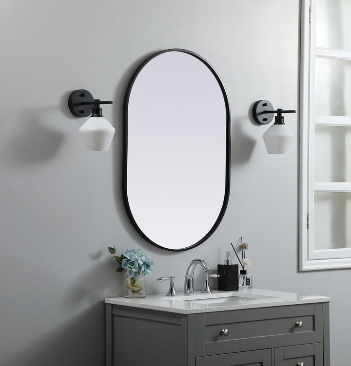Metal Frame Oval Mirror II by Elegant - view 57