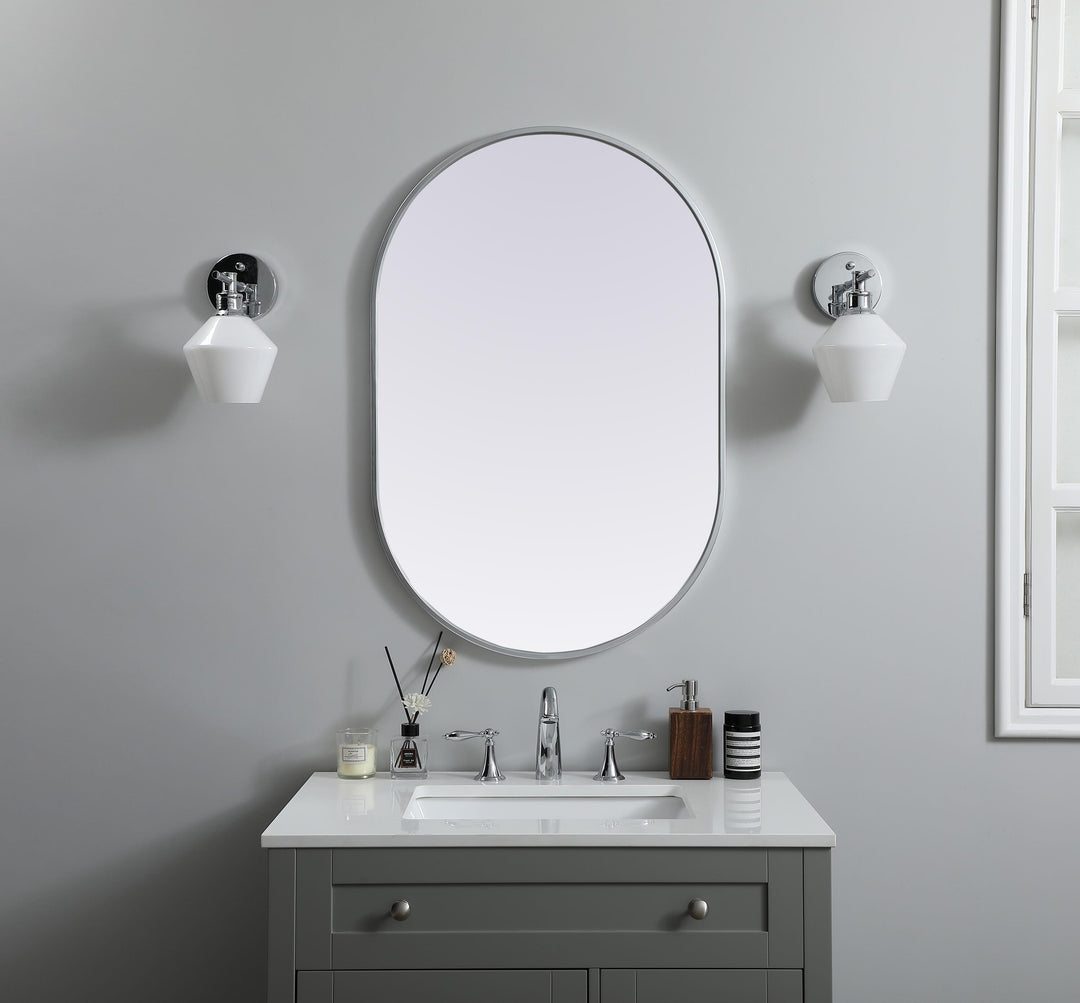 Metal Frame Oval Mirror II by Elegant - view 68