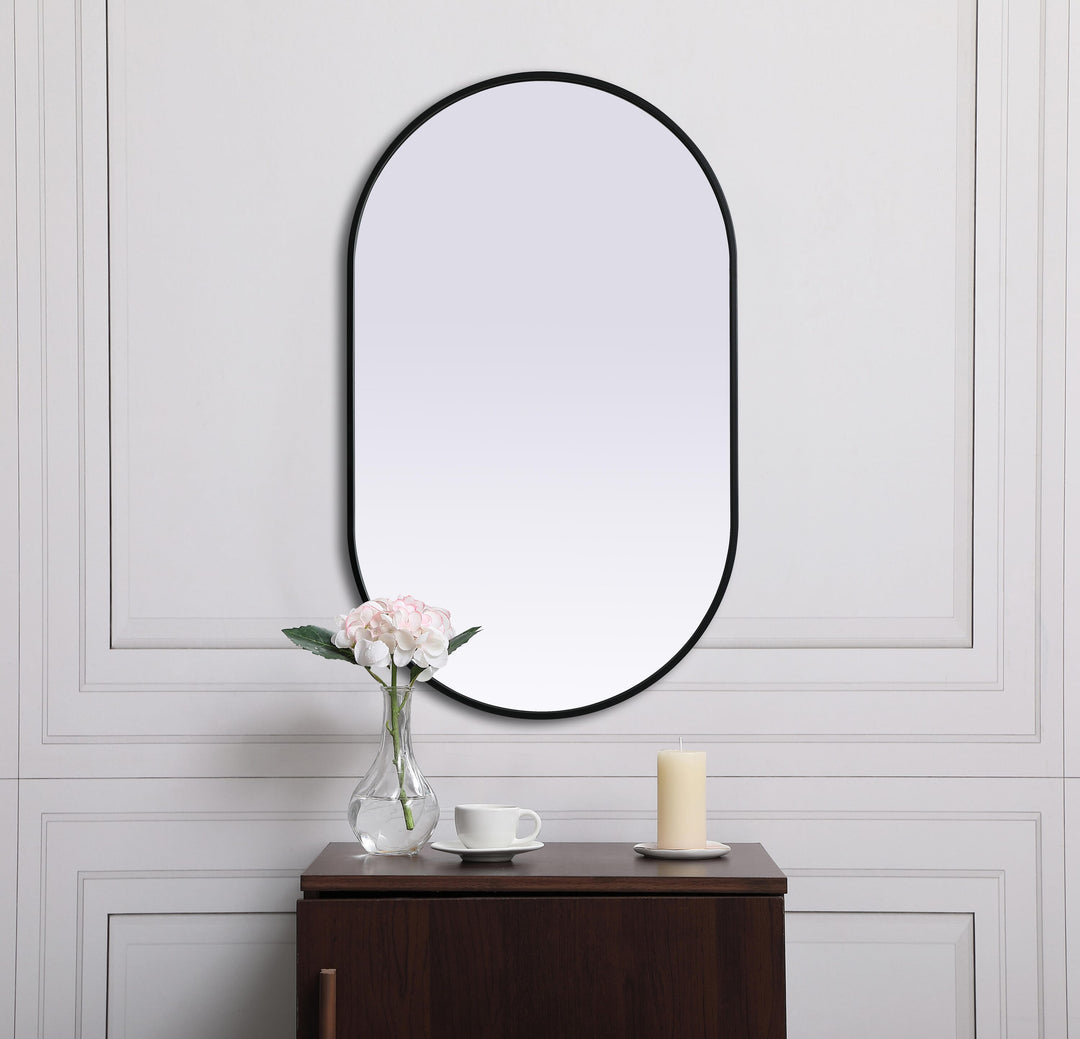 Metal Frame Oval Mirror II by Elegant - view 76