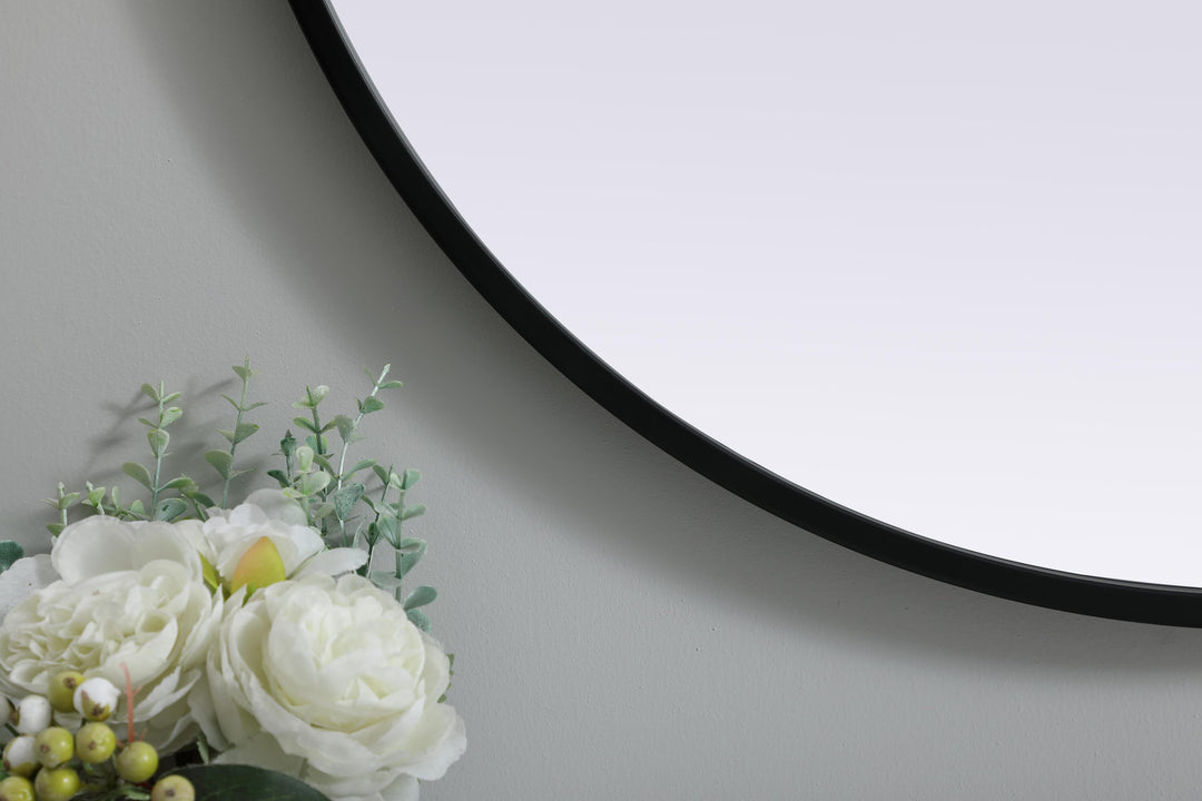 Metal Frame Oval Mirror II by Elegant - view 78