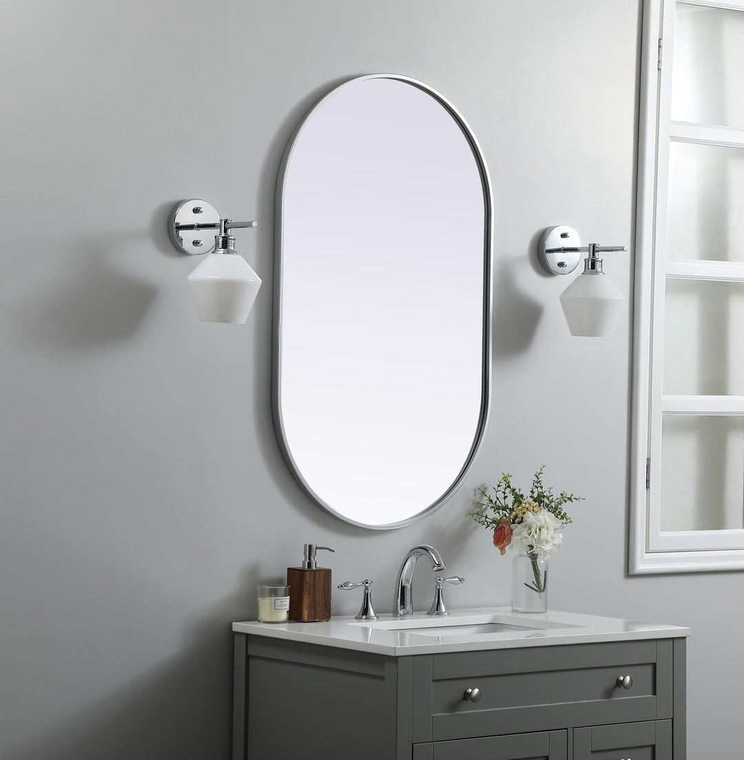 Metal Frame Oval Mirror II by Elegant - view 87
