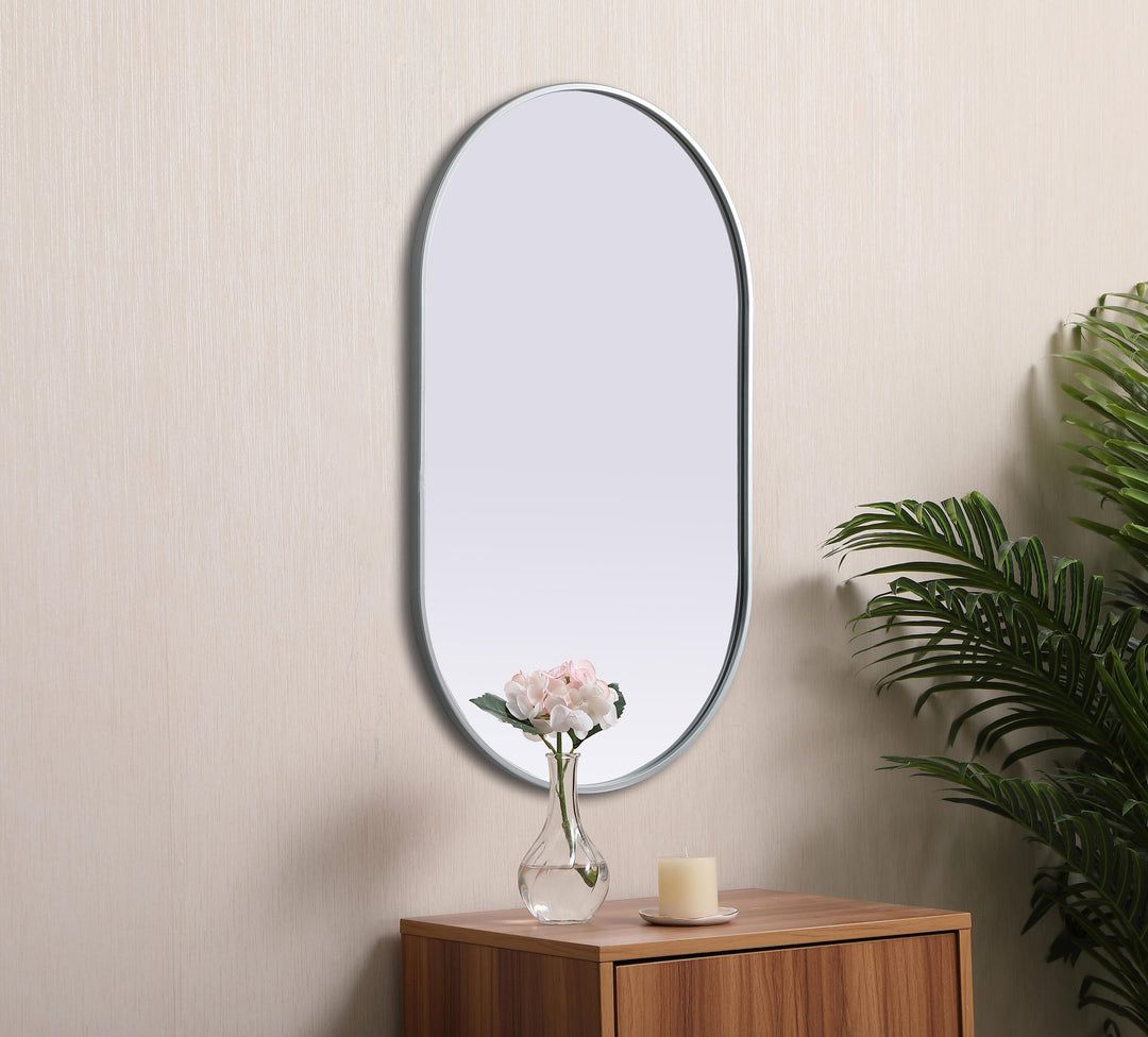 Metal Frame Oval Mirror II by Elegant - view 89