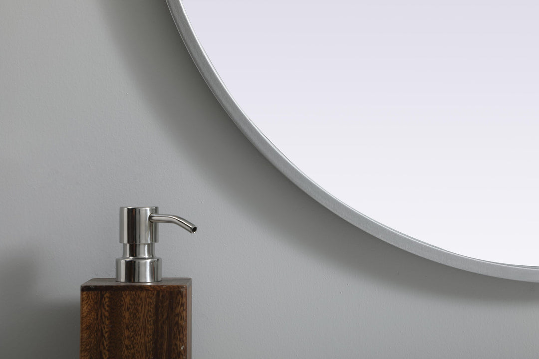 Metal Frame Oval Mirror II by Elegant - view 90