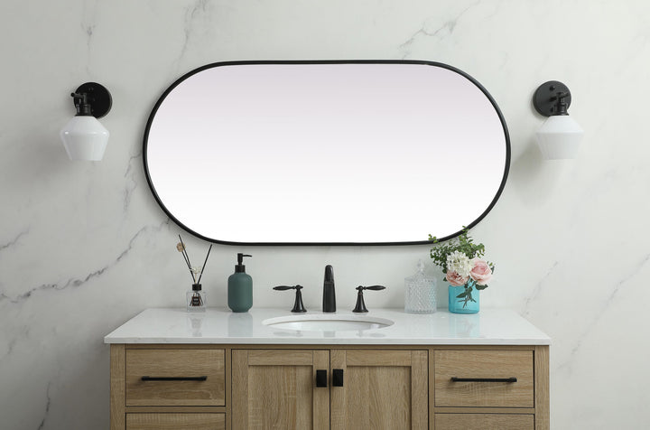 Metal Frame Oval Mirror II by Elegant - view 94