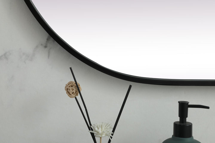 Metal Frame Oval Mirror II by Elegant - view 96