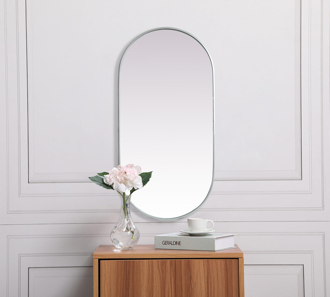 Metal Frame Oval Mirror II by Elegant - view 104