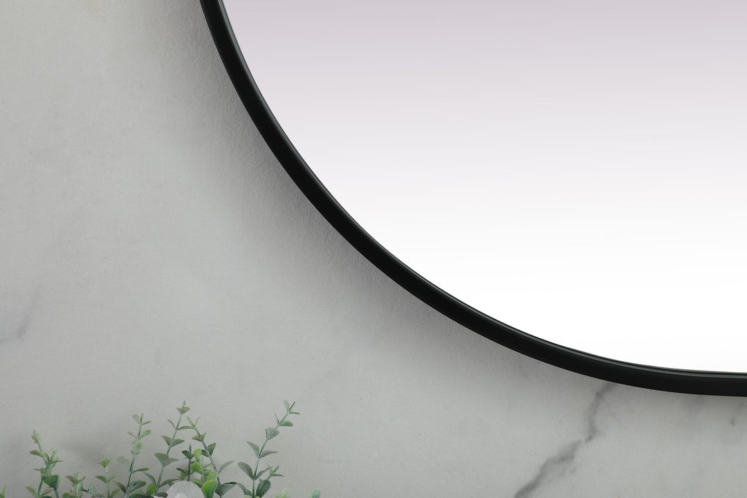 Metal Frame Oval Mirror II by Elegant - view 114