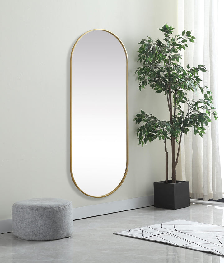 Metal Frame Oval Mirror II by Elegant - view 117