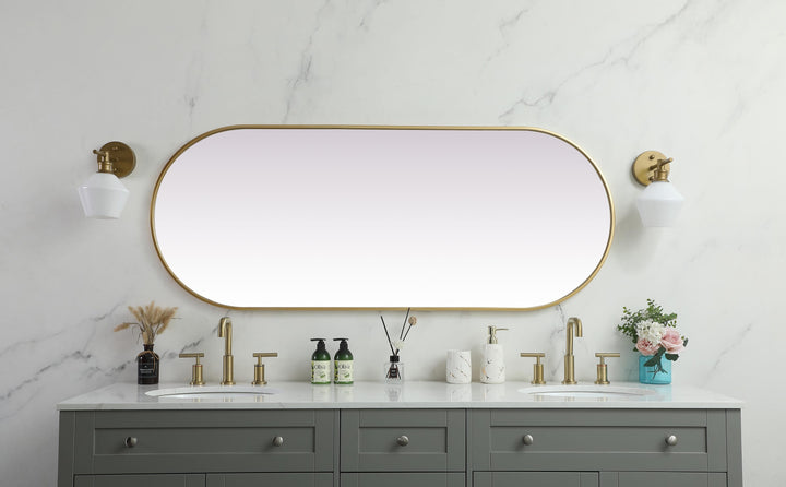 Metal Frame Oval Mirror II by Elegant - view 118