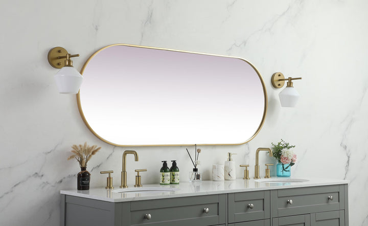 Metal Frame Oval Mirror II by Elegant - view 119