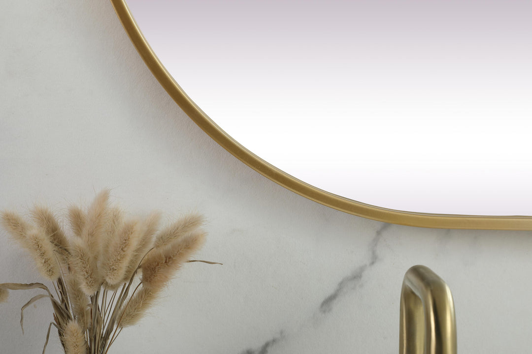 Metal Frame Oval Mirror II by Elegant - view 120