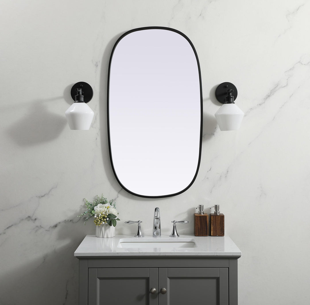 Metal Frame Oval Mirror by Elegant - view 20