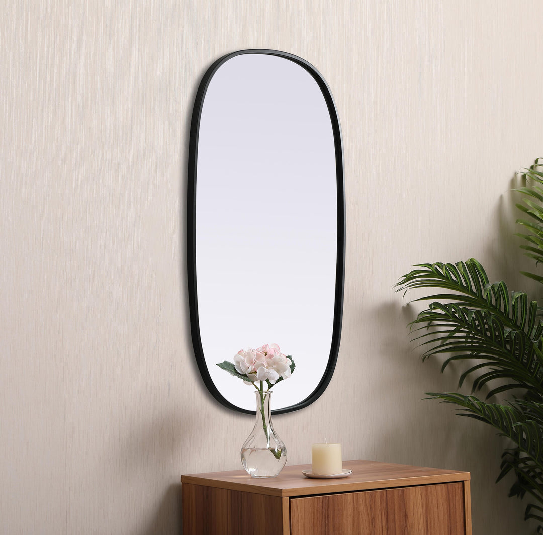 Metal Frame Oval Mirror by Elegant - view 23