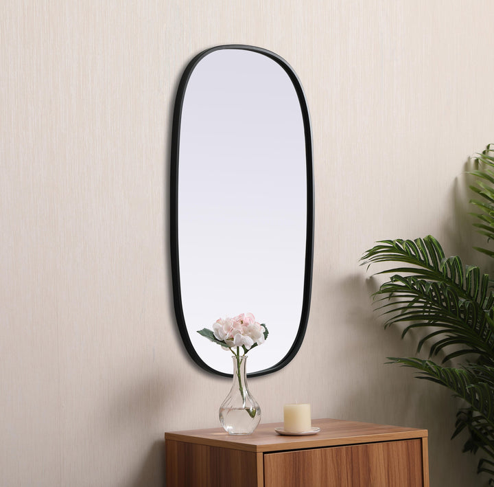 Metal Frame Oval Mirror by Elegant - view 23