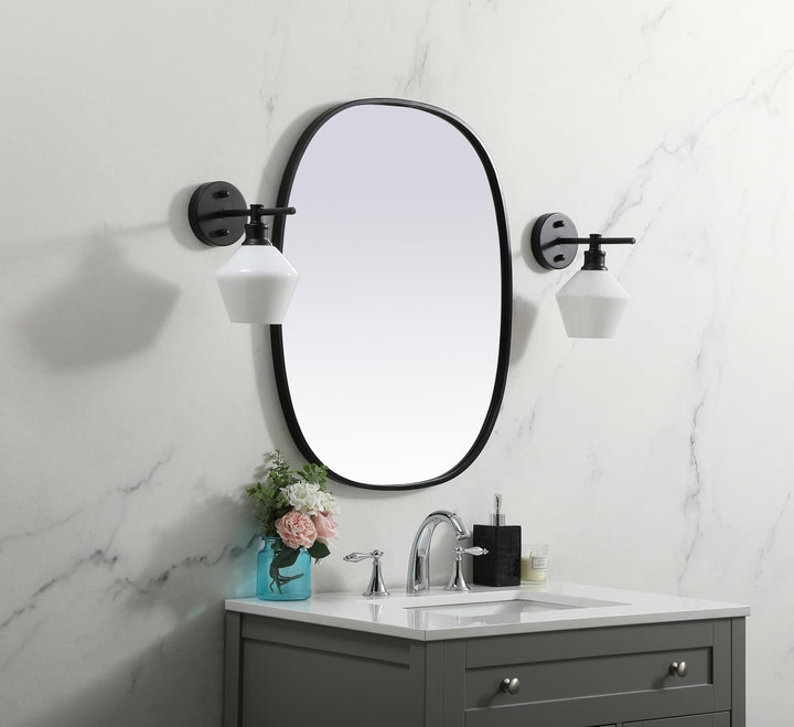 Metal Frame Oval Mirror by Elegant - view 39