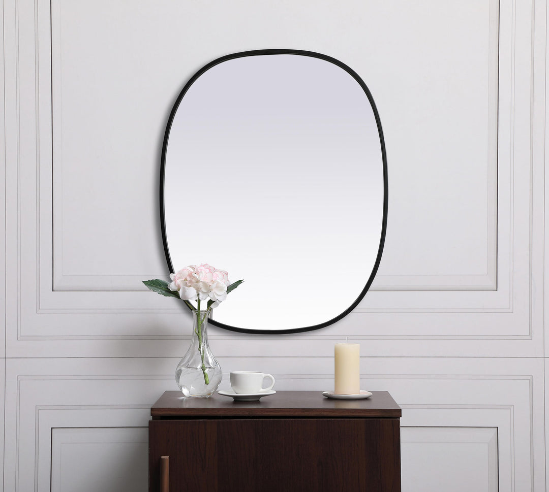 Metal Frame Oval Mirror by Elegant - view 40