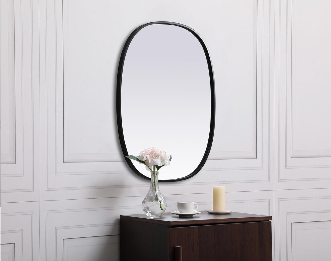 Metal Frame Oval Mirror by Elegant - view 41