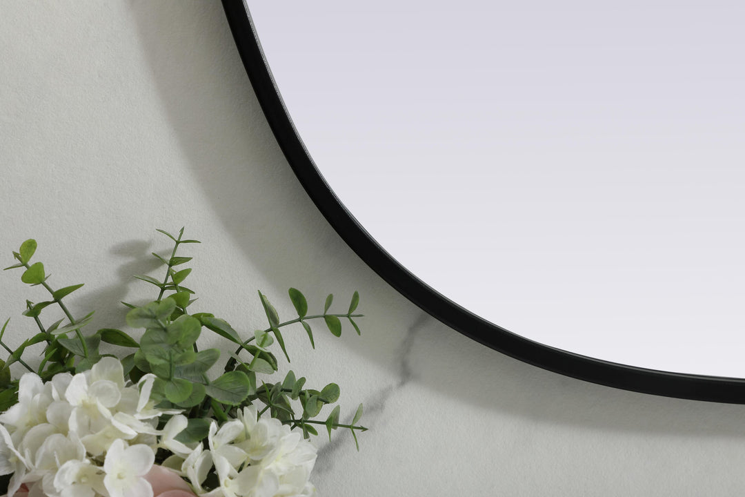 Metal Frame Oval Mirror by Elegant - view 42