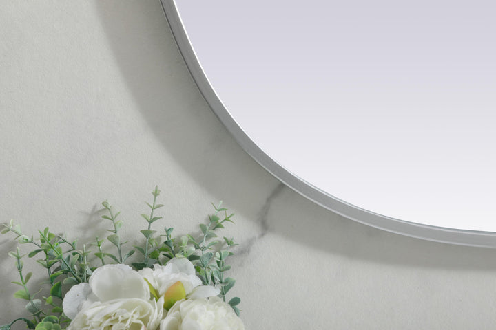 Metal Frame Oval Mirror by Elegant - view 54