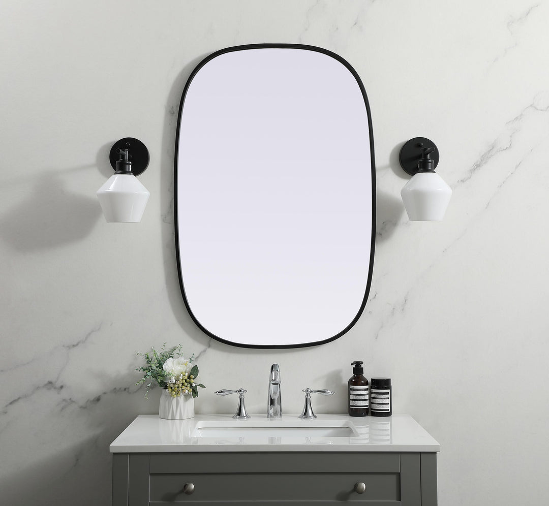 Metal Frame Oval Mirror by Elegant - view 56