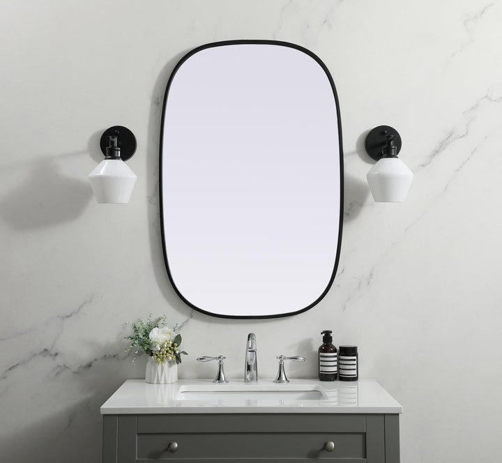 Metal Frame Oval Mirror by Elegant - view 56