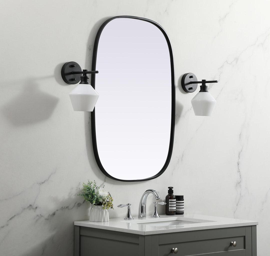 Metal Frame Oval Mirror by Elegant - view 57
