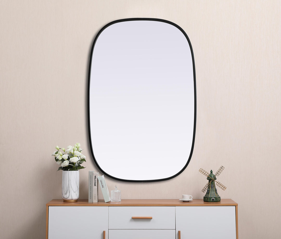 Metal Frame Oval Mirror by Elegant - view 58