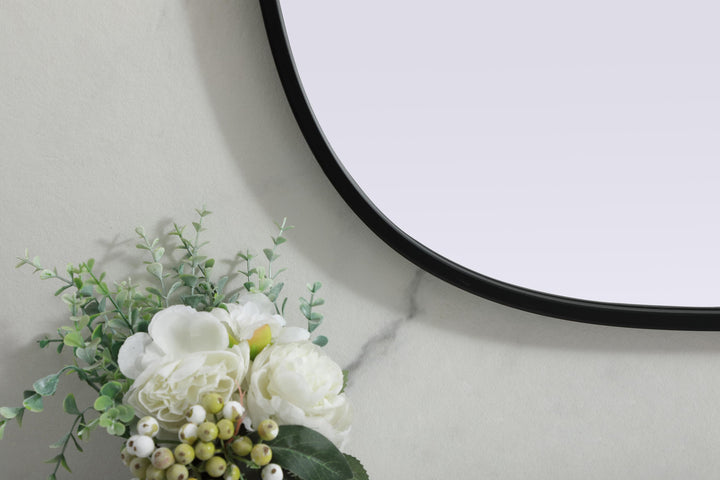 Metal Frame Oval Mirror by Elegant - view 60