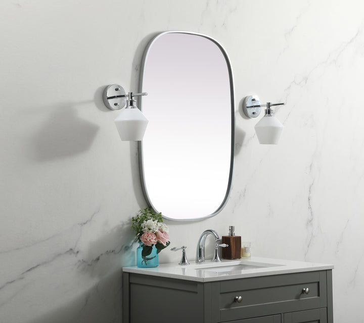 Metal Frame Oval Mirror by Elegant - view 69