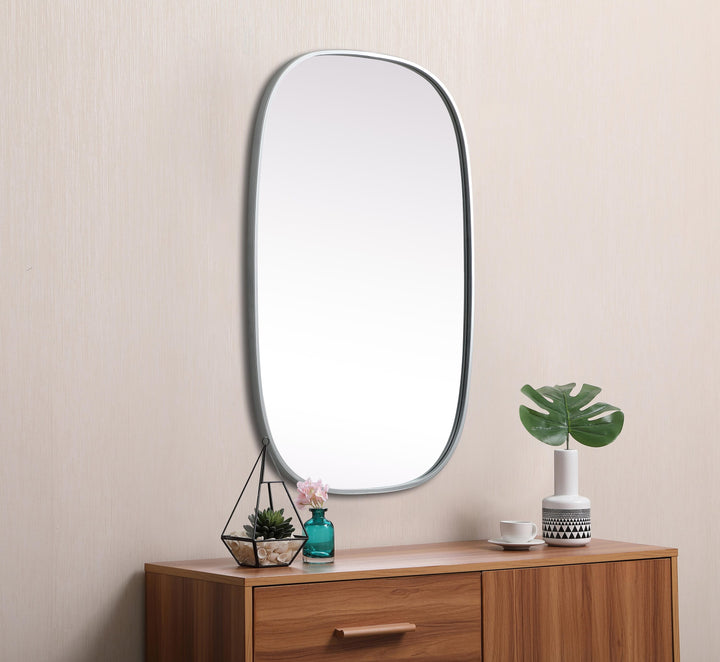 Metal Frame Oval Mirror by Elegant - view 71